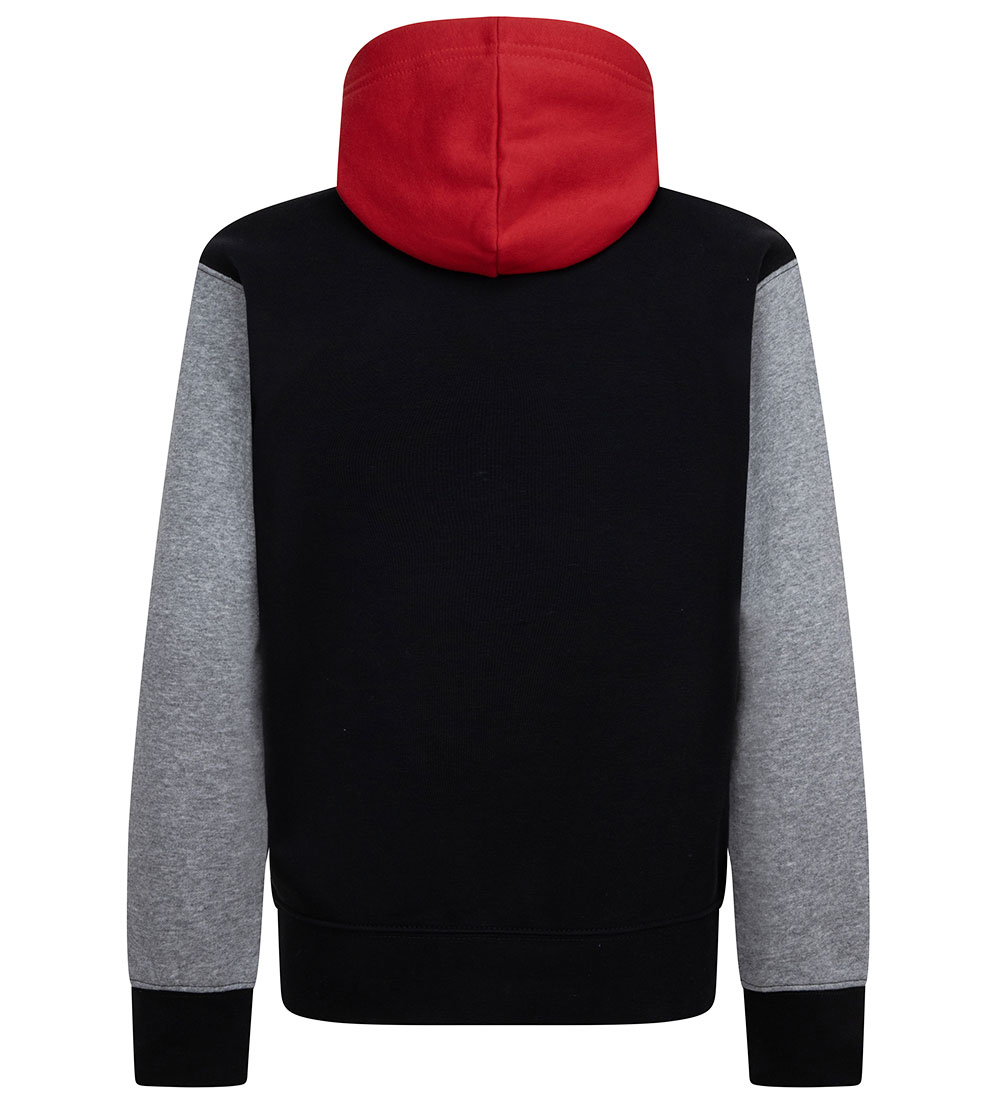 Sweat à Capuche Jordan - Noir/Rouge