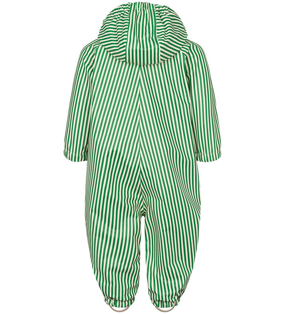 MarMar Rainsuit - PU - Orion - Green Stripes