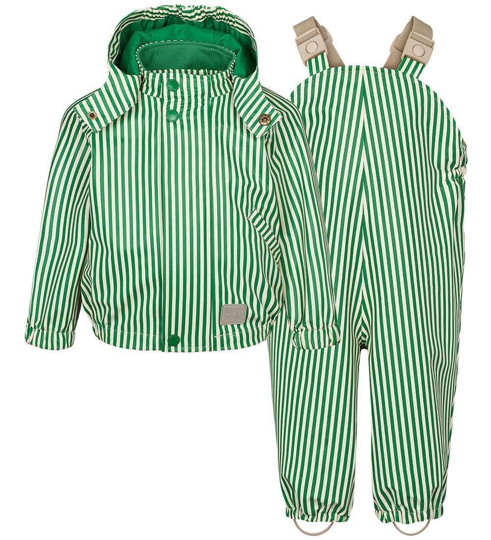 MarMar Sadevaatteet m. Henkselit - PU - Outoa - Green Raidat