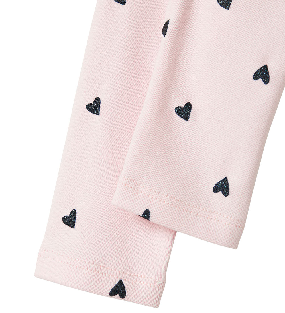 Name It Leggings - NbfDheart - Ballerina w. Hearts