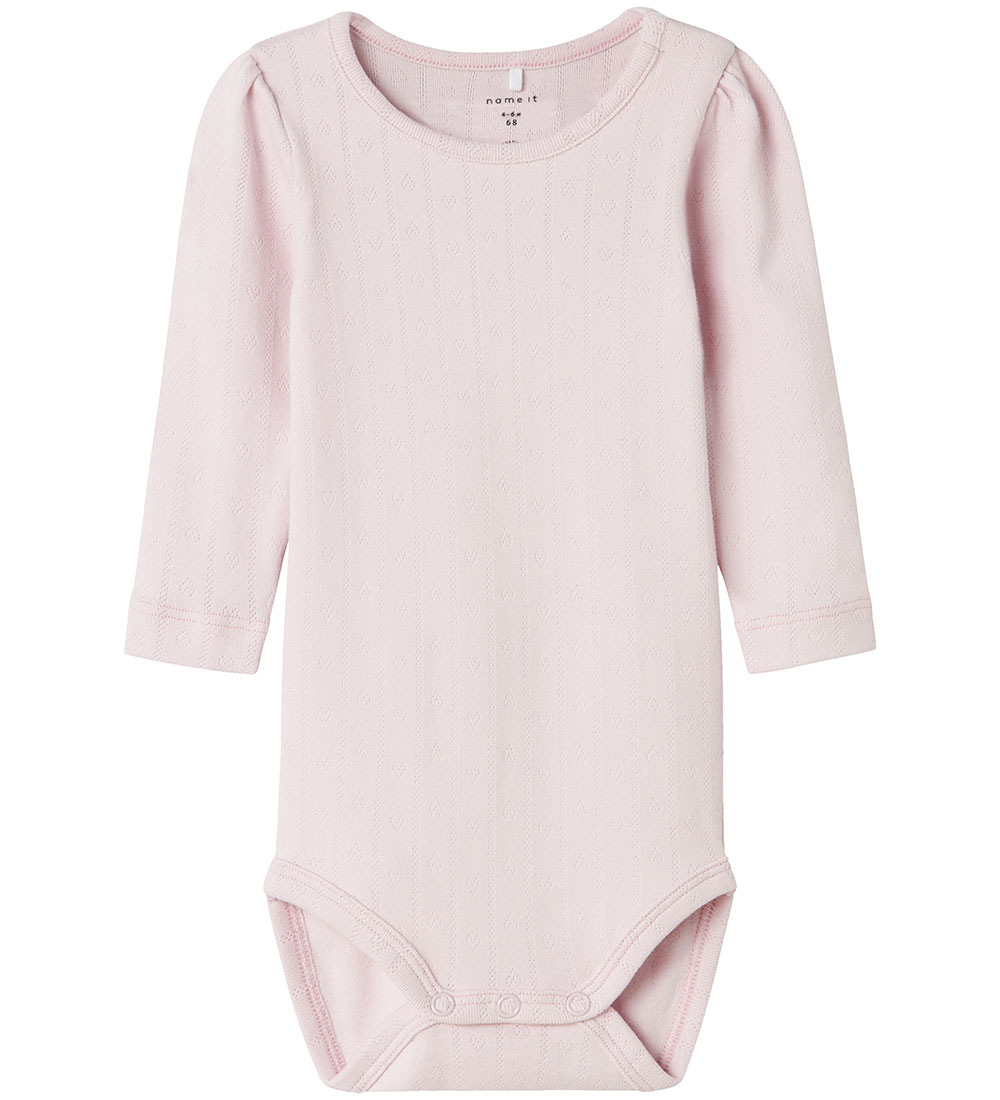 Name It Bodysuit L/æ - NbfDagnes - Light Lilac w. Pointelle
