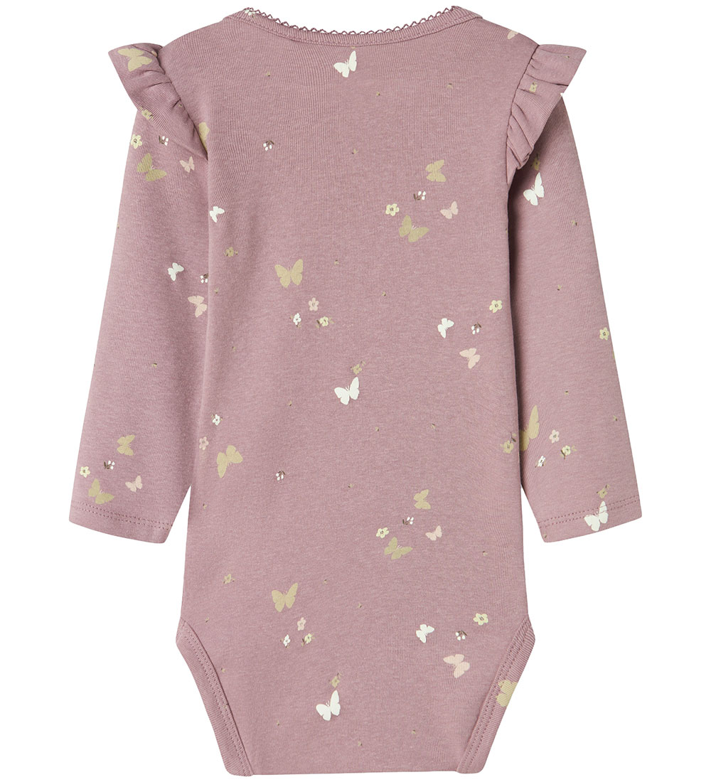 Name It Bodysuit L/æ - NbfThese - Elderberry
