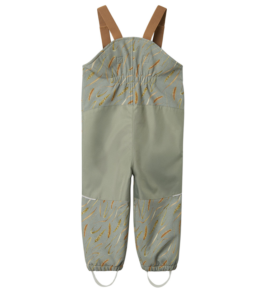 Name It Softshell Pants w. Fleece/Suspenders - NmmAlfa08 - Shado