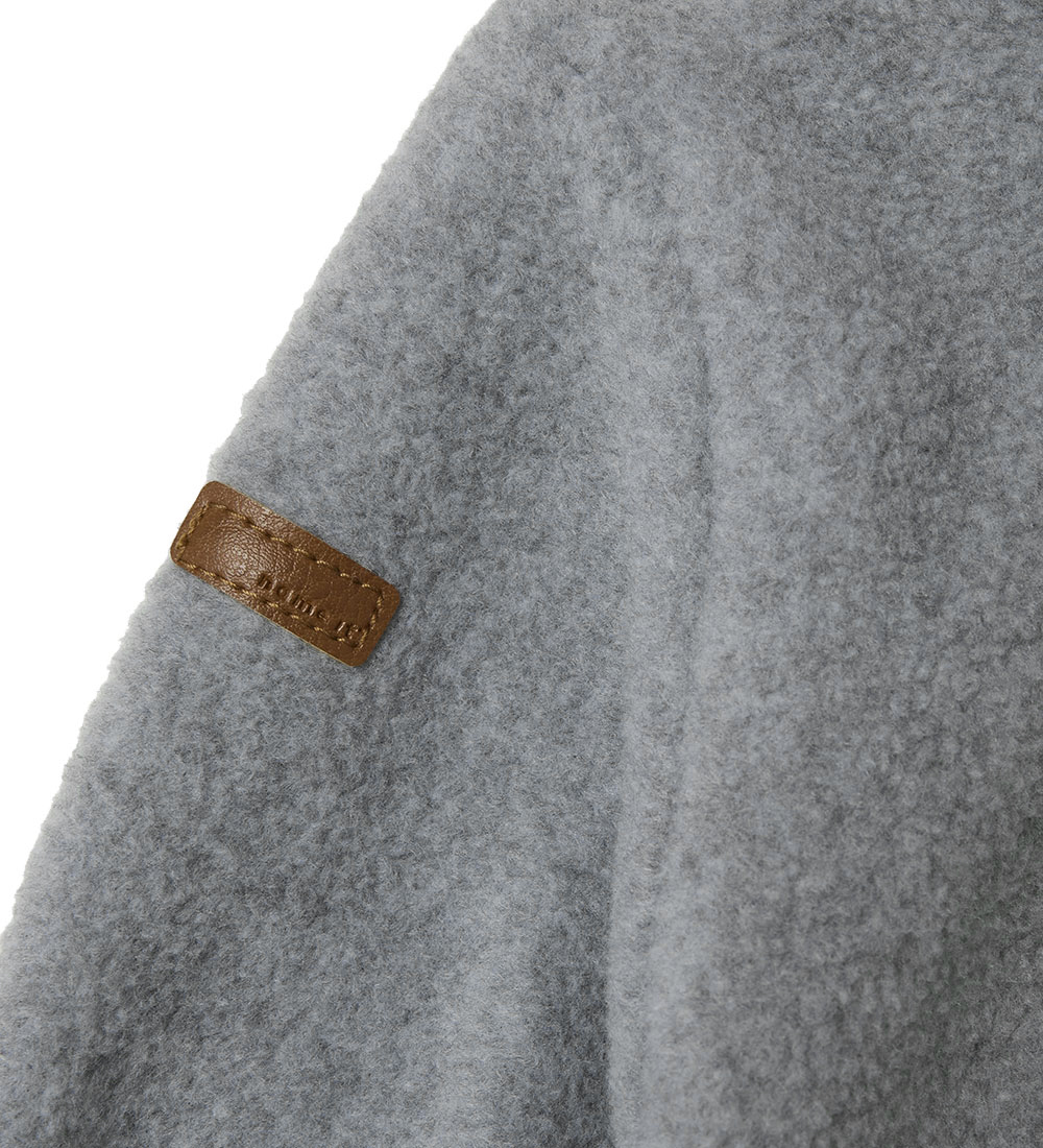 Name It Fleece Suit - NbnMeeko - Grey Melange w. Ears