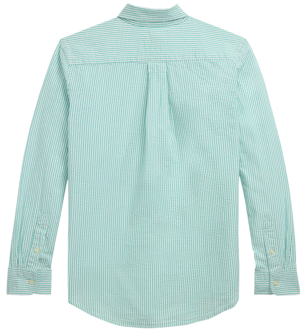 Polo Ralph Lauren Shirt - Green/White Striped