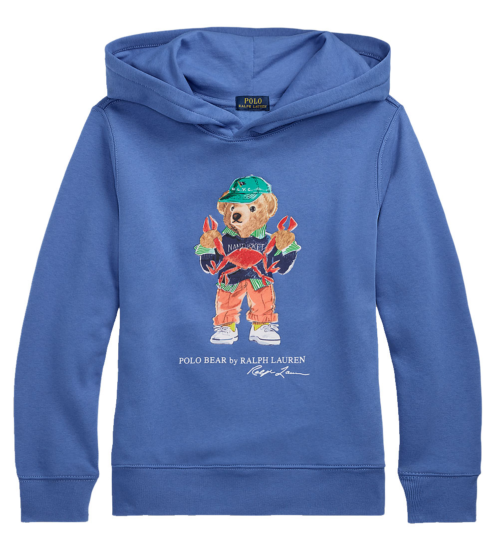 Polo Ralph Lauren Kapuzenpullover - Scottsdale Blue m. Kuschelti