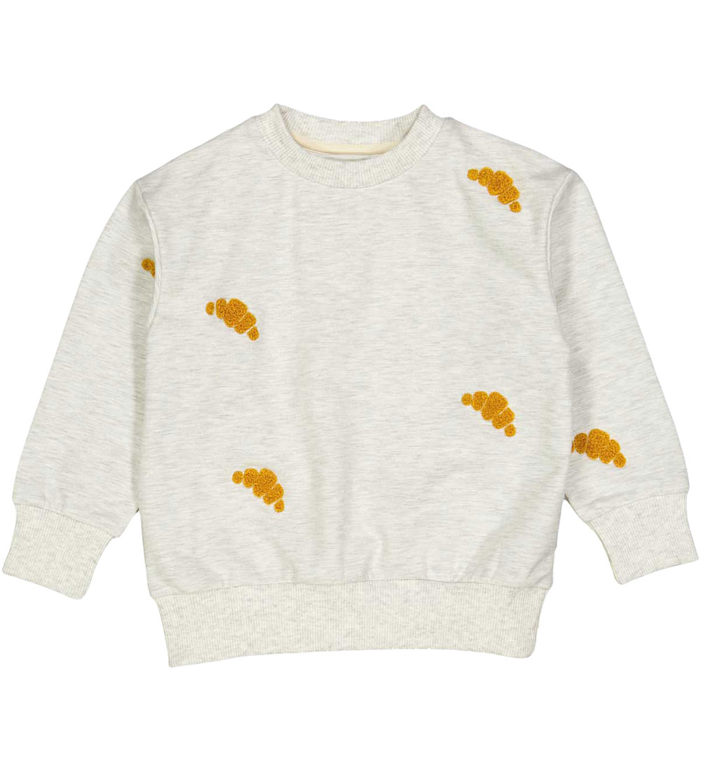 VACVAC Sweatshirt - Versailles - Grijs Gevlekt m. Print