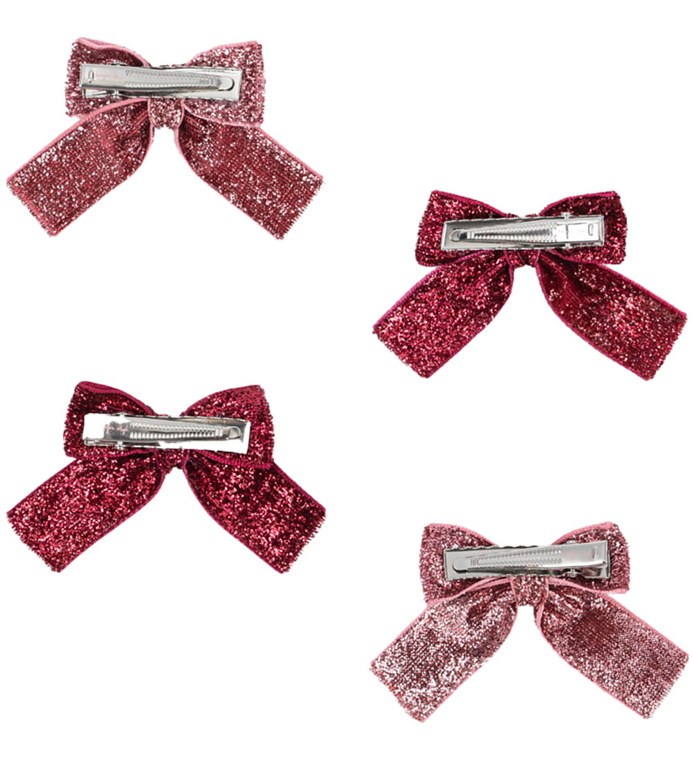 Konges Sløjd Hårspännen - 4-pack - Rosa Mix
