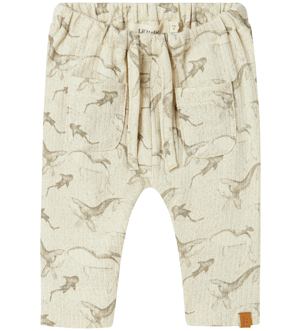 Lil' Atelier Trousers - Rib - NbmGio - Turtledove