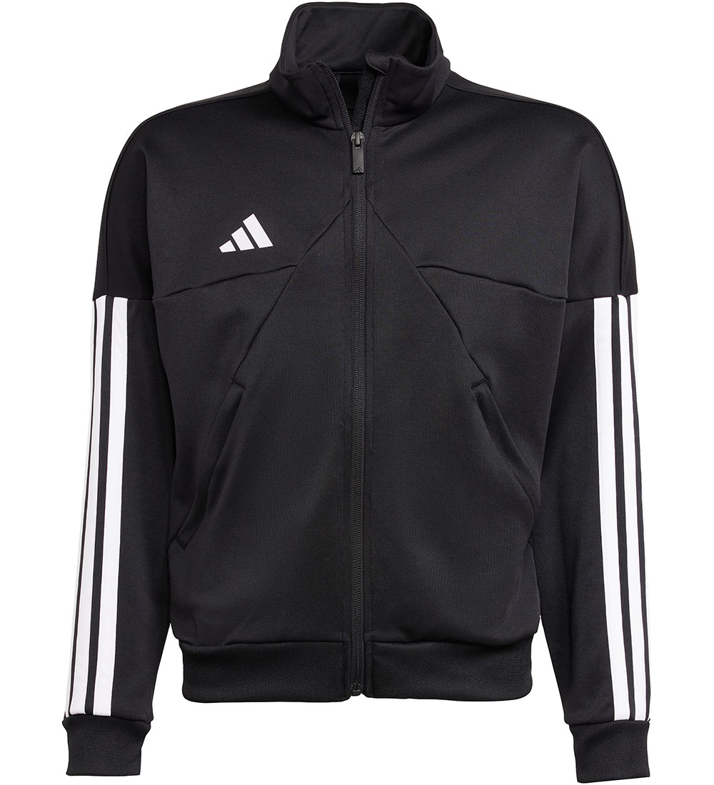 adidas Performance Cardigan - J HOT T-TOP - Schwarz/Weiß
