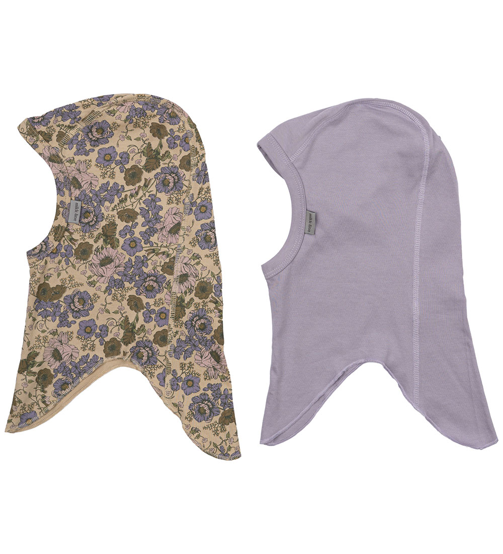 Mikk-Line Bivakmuts - 1-lag - 2-pack - Lavender Aura