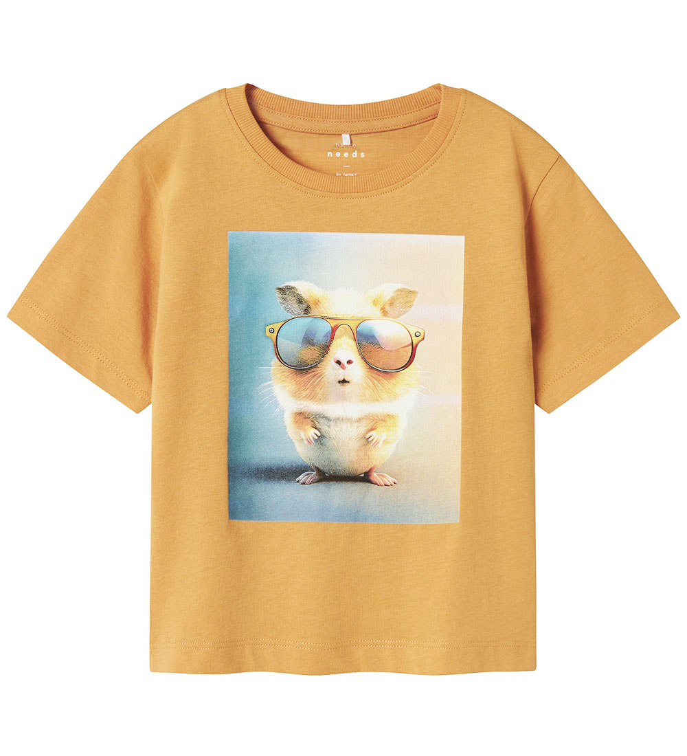 Name It T-shirt - NmmVoto - Gold Jord/Hamster