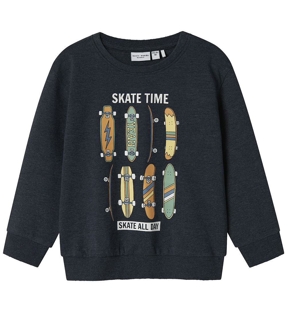 Name It Sweatshirt - NmmValexander - Marinblå Blazer/Skateboard