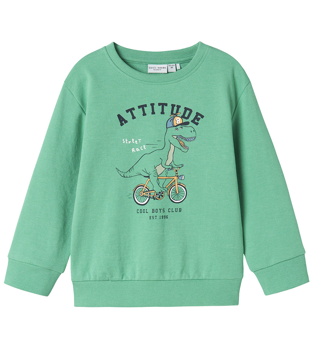 Name It Sweatshirt - NmmValexander - Cream De Menthe/Attitude