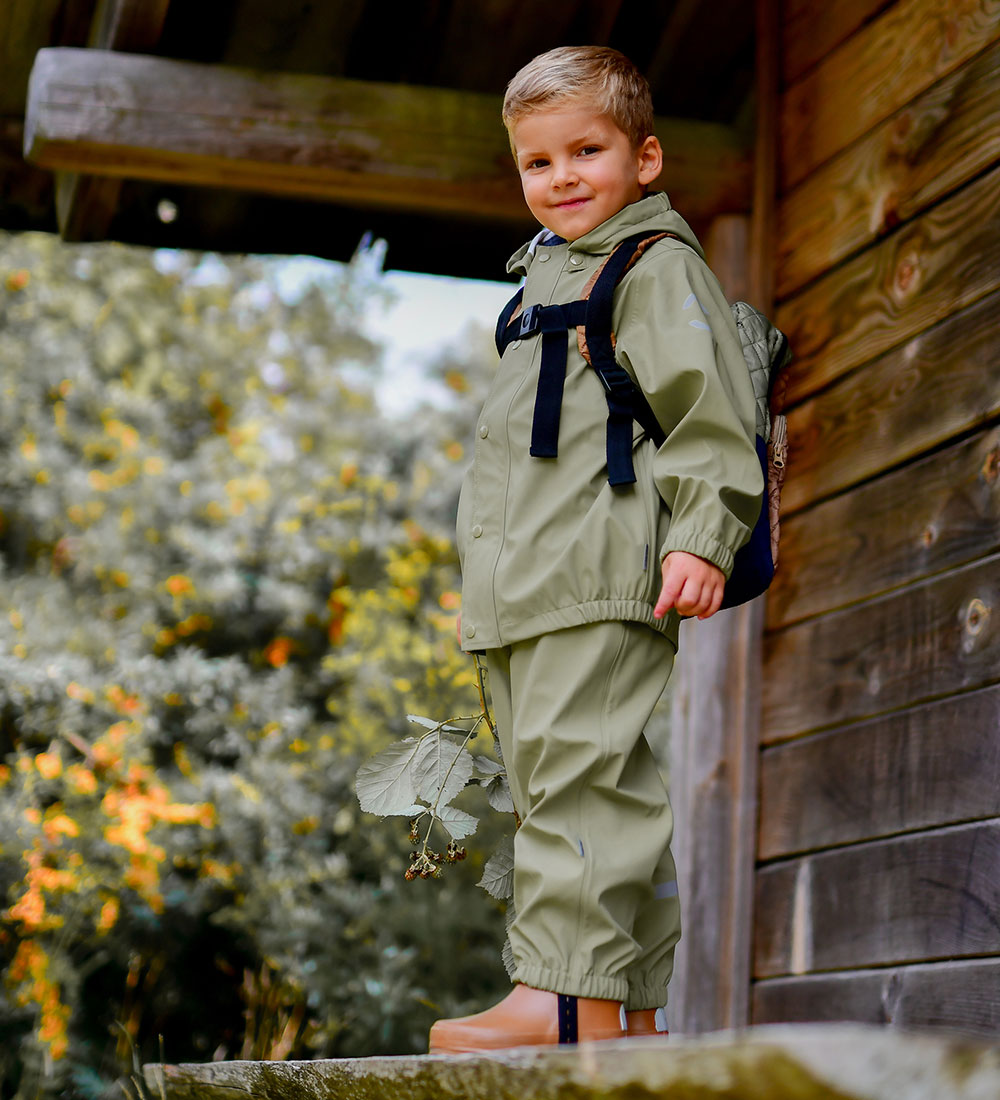 Mikk-Line Regenkleidung - PU - Recycelt - Sage