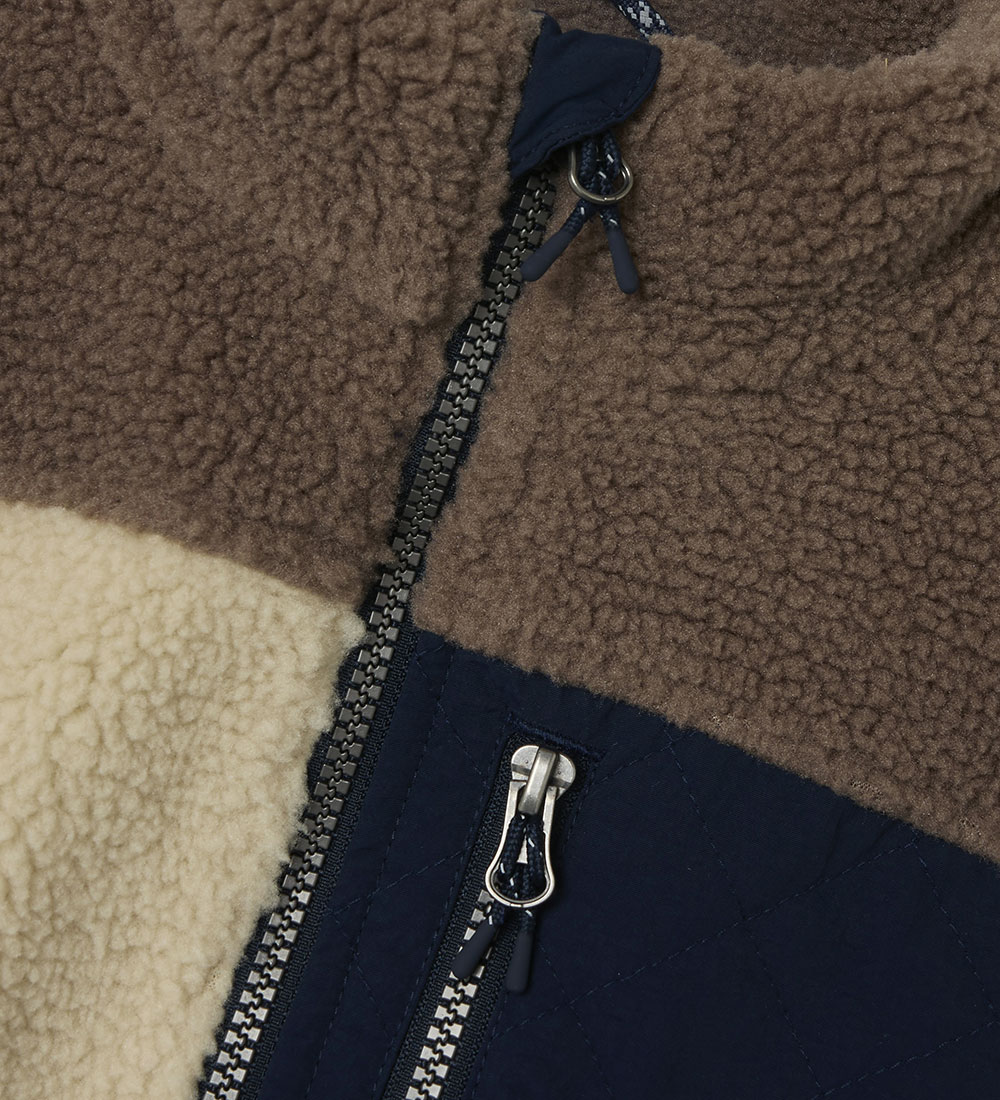 Name It Fleece Vest - Teddy - NkmMonico - Fog