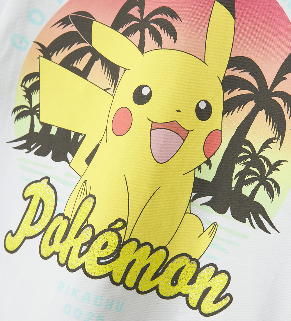 Name It T-Shirt - NkfFami - Pokémon - Bright White