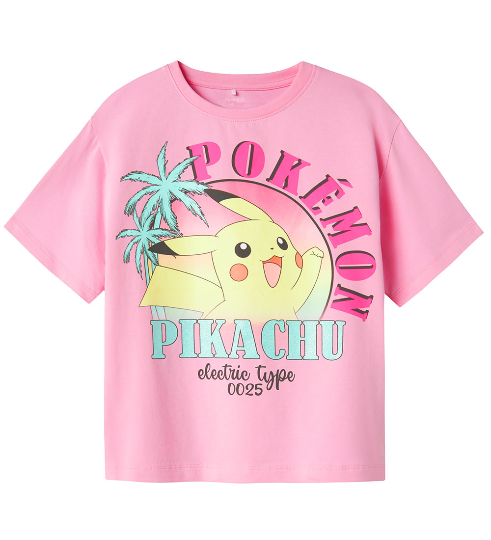 Name It T-shirt - NkfFami - Pokémon - Pink Frosting