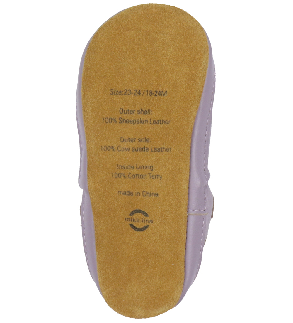 Mikk-Line Soft Sole Leather Shoes - Lavender Aura