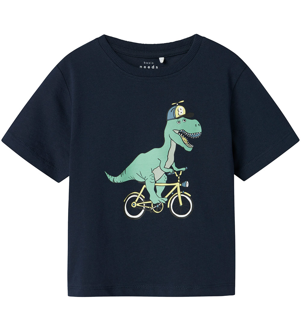 Name It T-Shirt - NmmVictor - Navy Blazer/Fahrrad