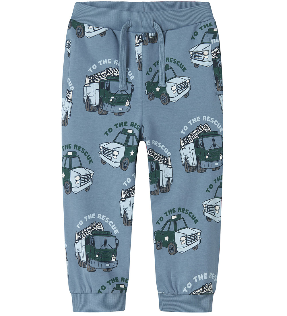 Name It Sweatpants - NmmDibbo - Spring Lake w. Print