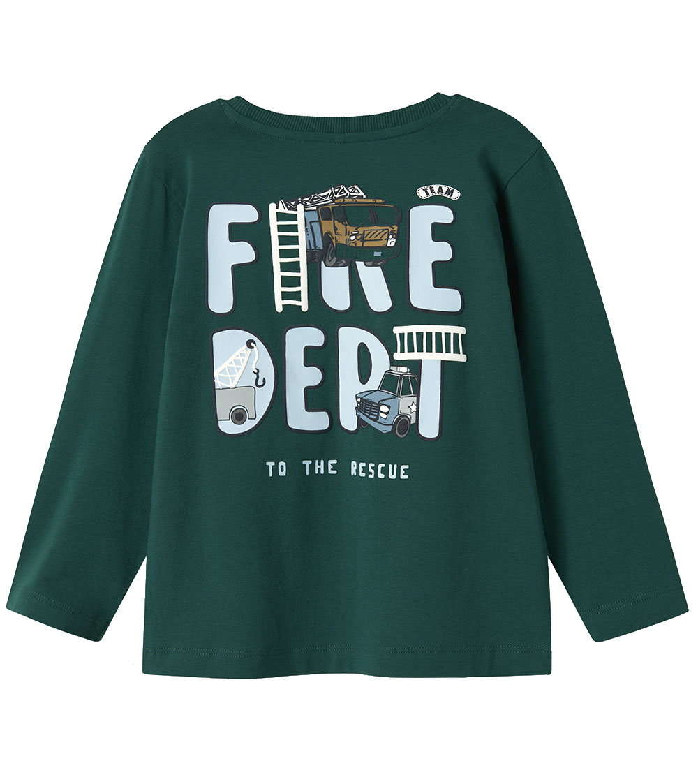 Name It Blouse - NmmDrew - Forest Biome w. Print