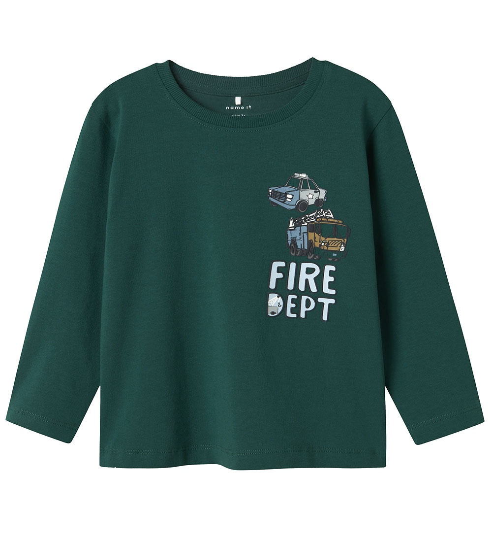 Name It Blouse - NmmDrew - Forest Biome w. Print