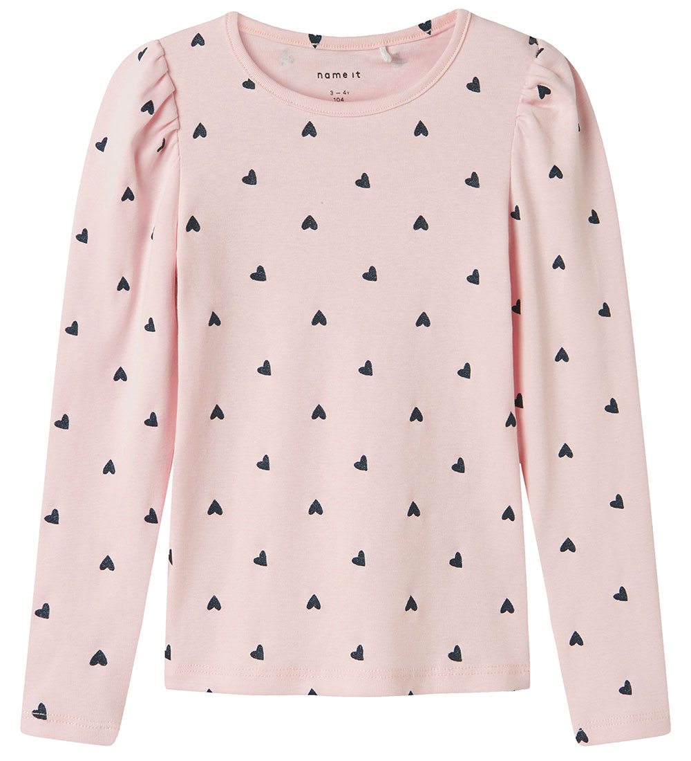 Name It Tröja - NmfDheart - Ballerina m. Hjärtan