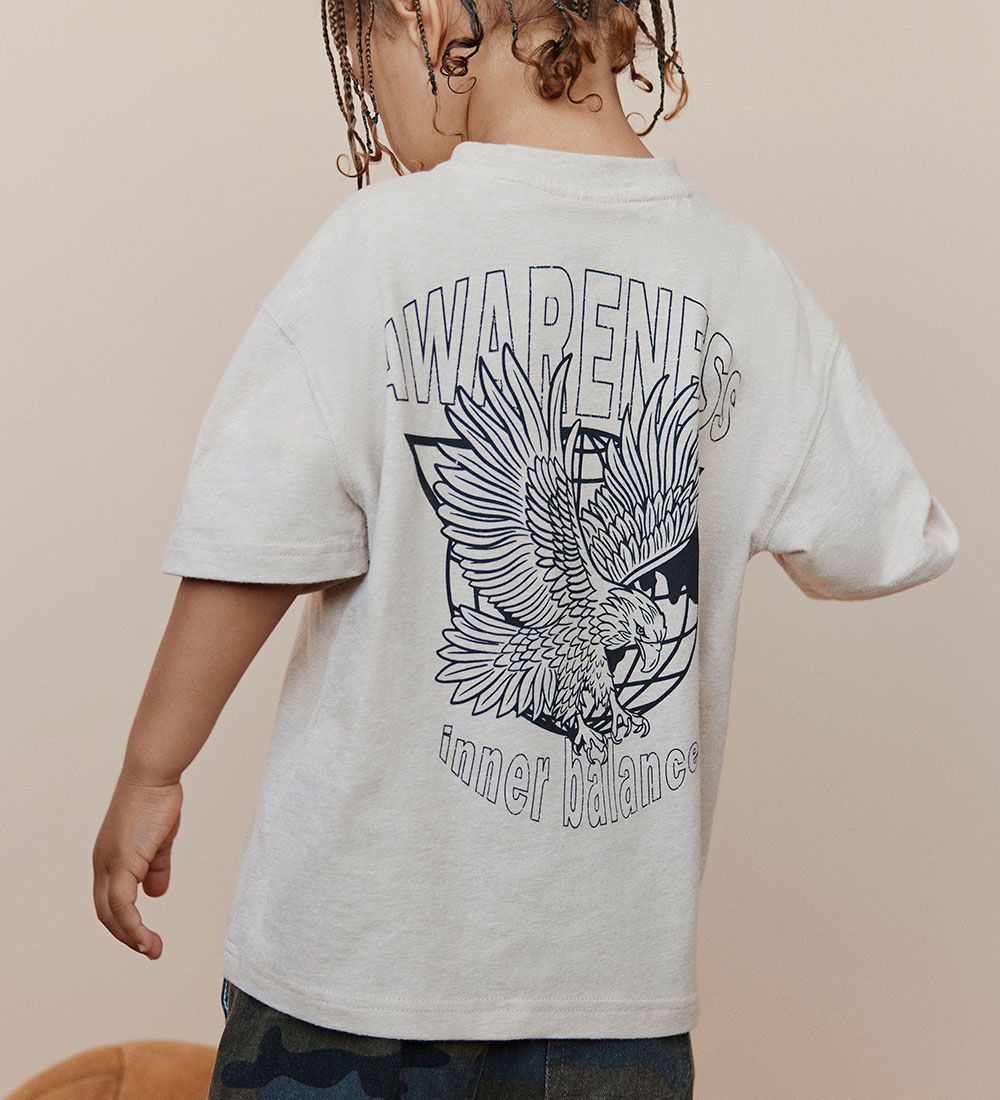 Sofie Schnoor T-shirt - Barysh - Beige Melange