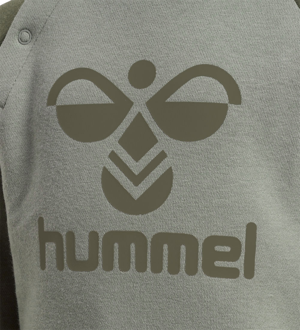 Hummel Set - hmlHumming Crewsuit - Olivine