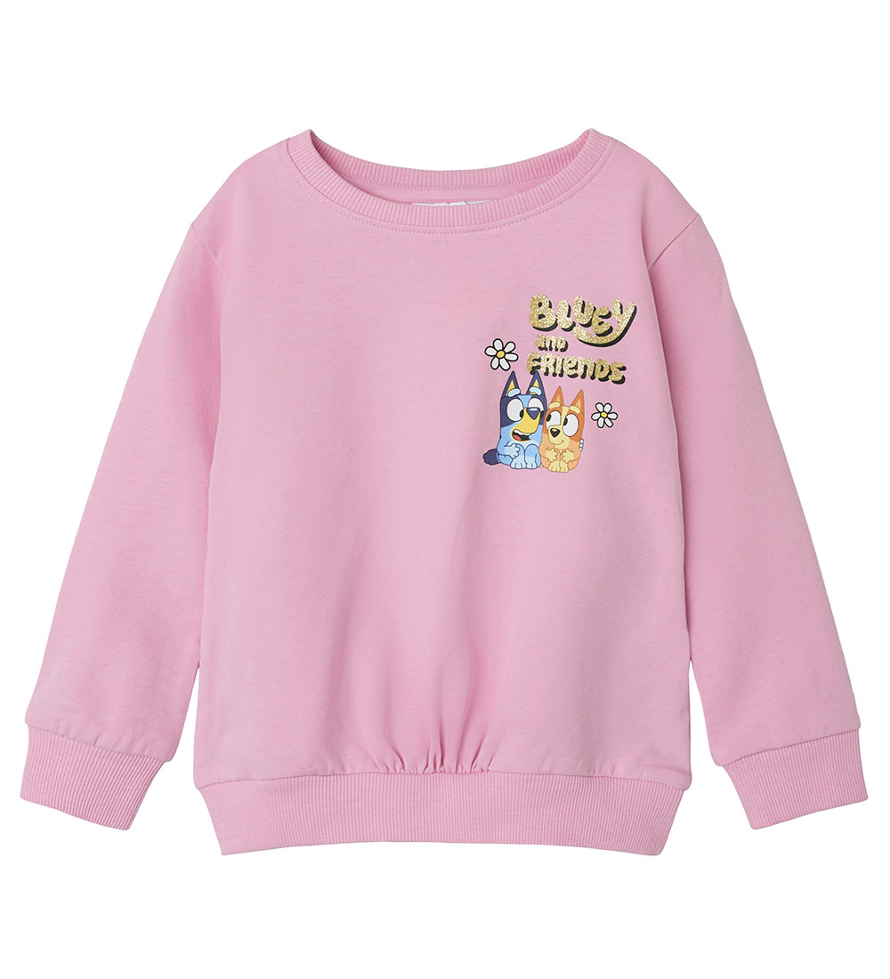 Name It Sweatshirt - NmfFappa Bluey - Pink Zuckerguss