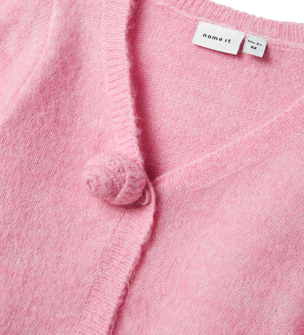 Name It Cardigan - Knitted - NmfDarine Short - Pink Frosting