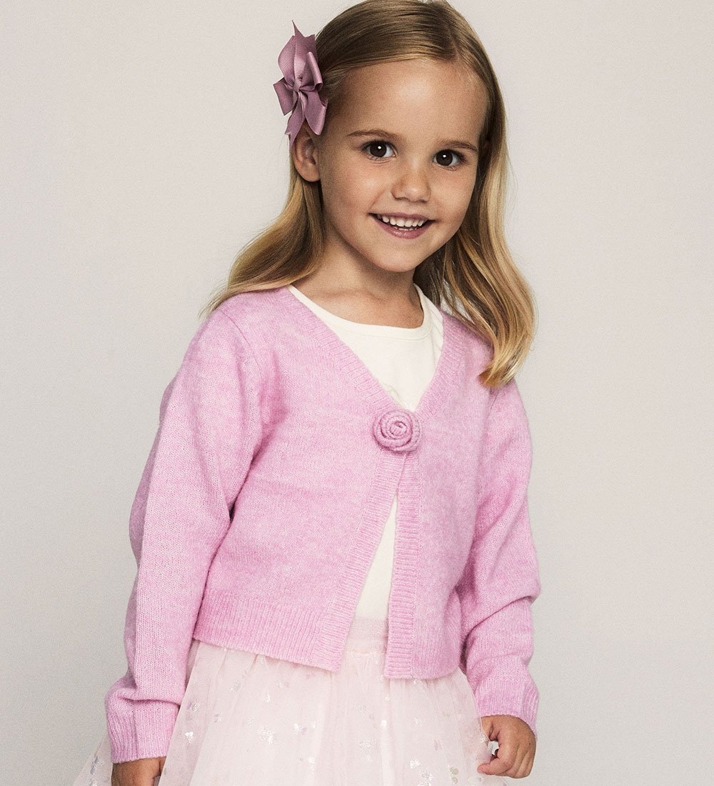 Name It Cardigan - Knitted - NmfDarine Short - Pink Frosting