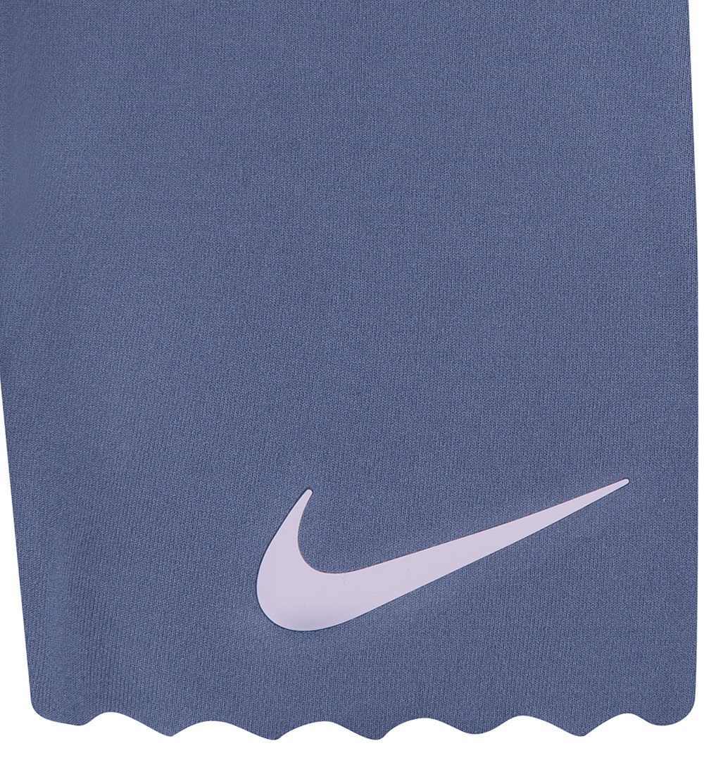 Ensemble de Shorts Nike - T-Shirt/Shorts de Vélo - Diffus Blue