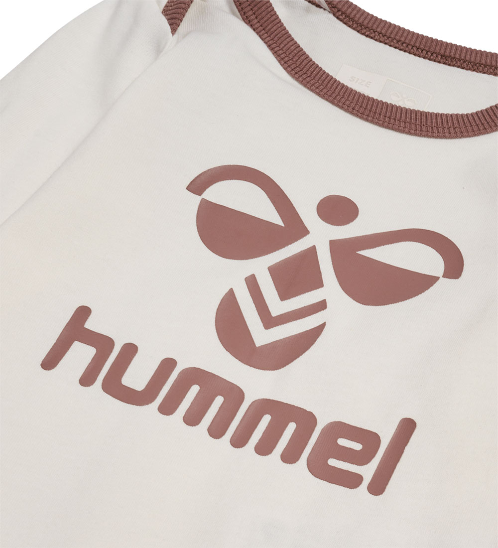 Hummel Sweat Set w. Bodysuit L/æ - hmlTrio - Nutmeg