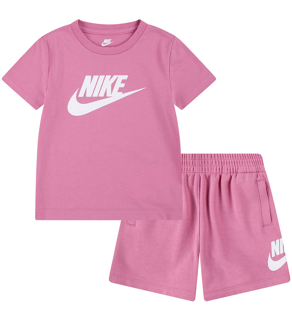 Nike Shorts Set - T-shirt/Shorts - Magic Flamingo