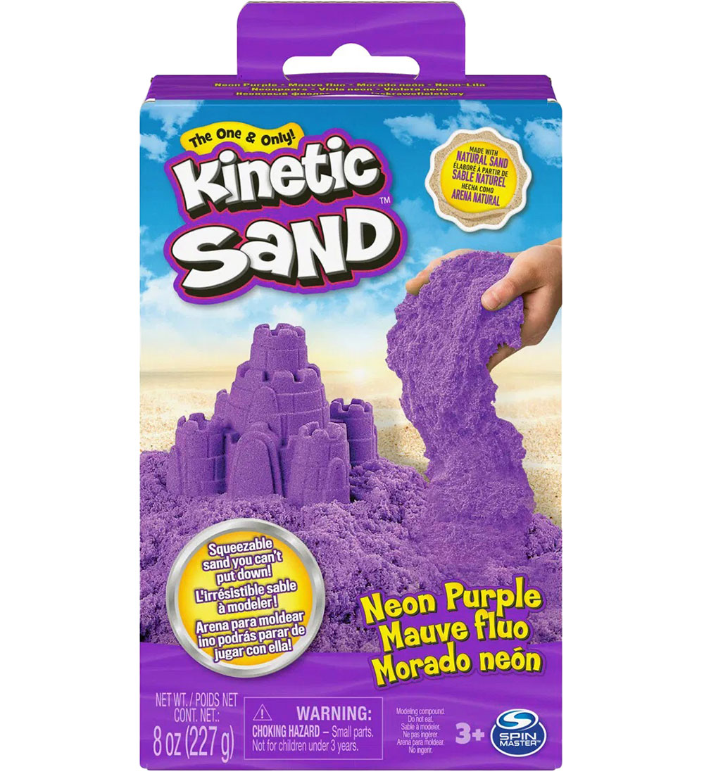 Kinetic Sand Beach sand - 227 grams - Neon Purple