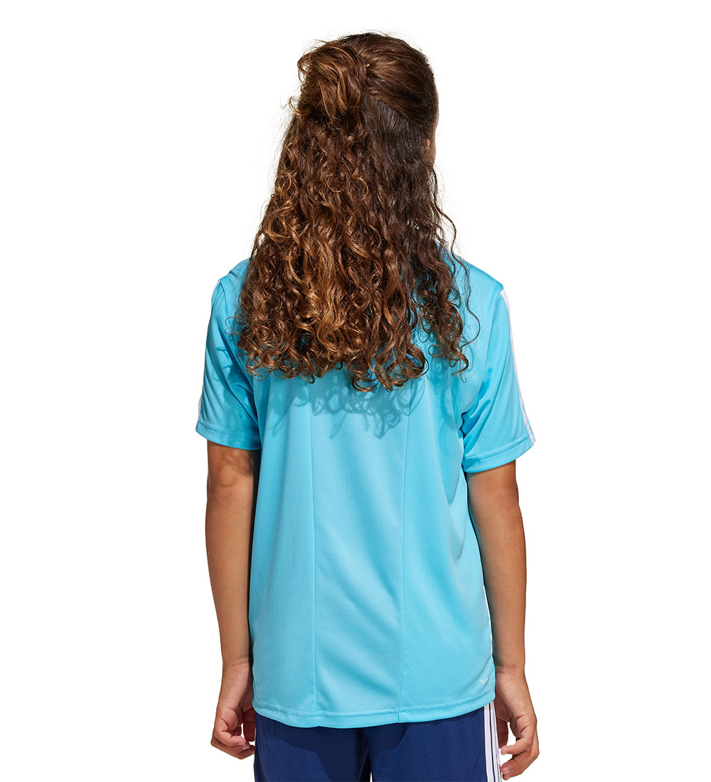 adidas Performance T-shirt - Brcyan/White