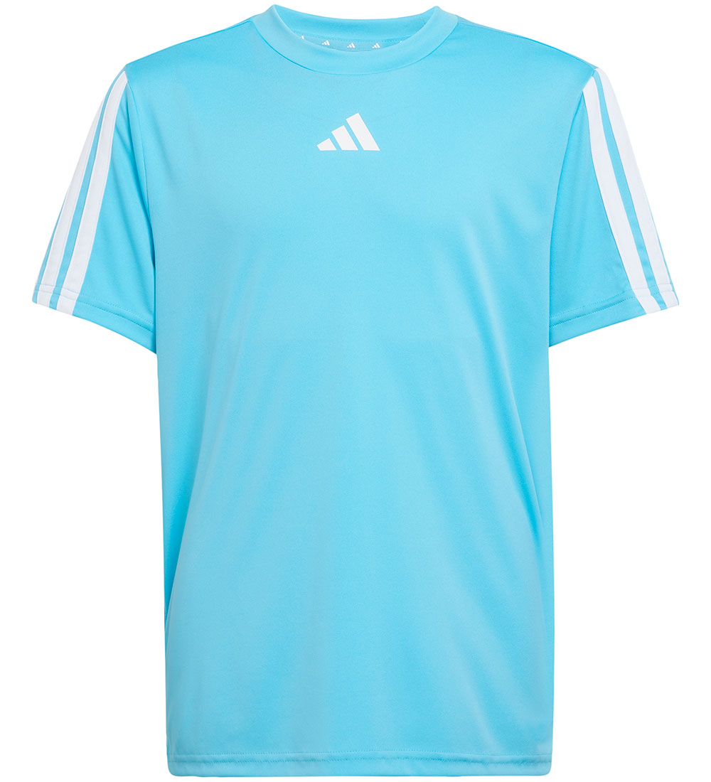 adidas Performance T-shirt - Brcyan/White