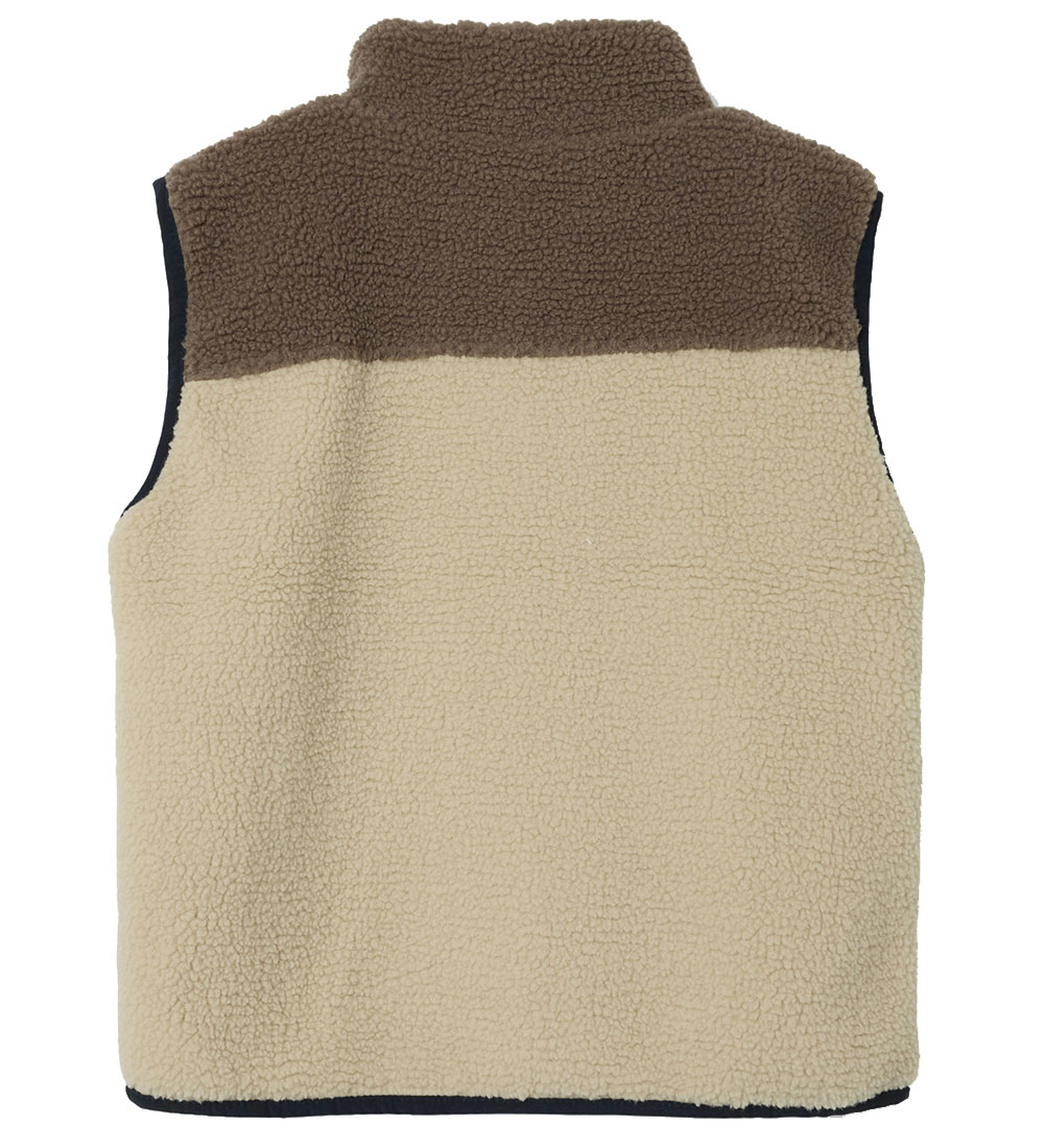 Name It Fleece Vest - Teddy - NmmMonico - Fog