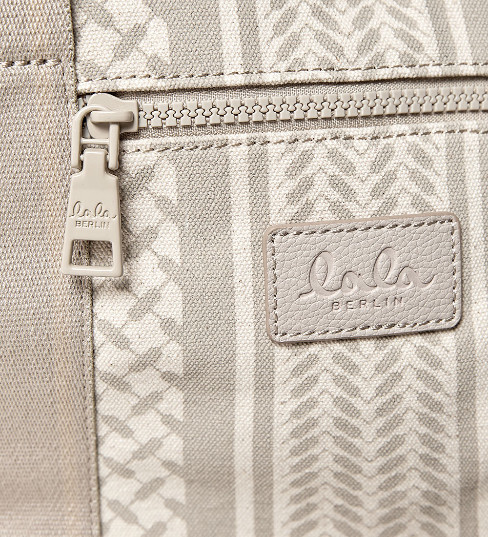 Lala Berlin Bag - Big Bag Muriel 2.0 - Heritage Stripe Beige