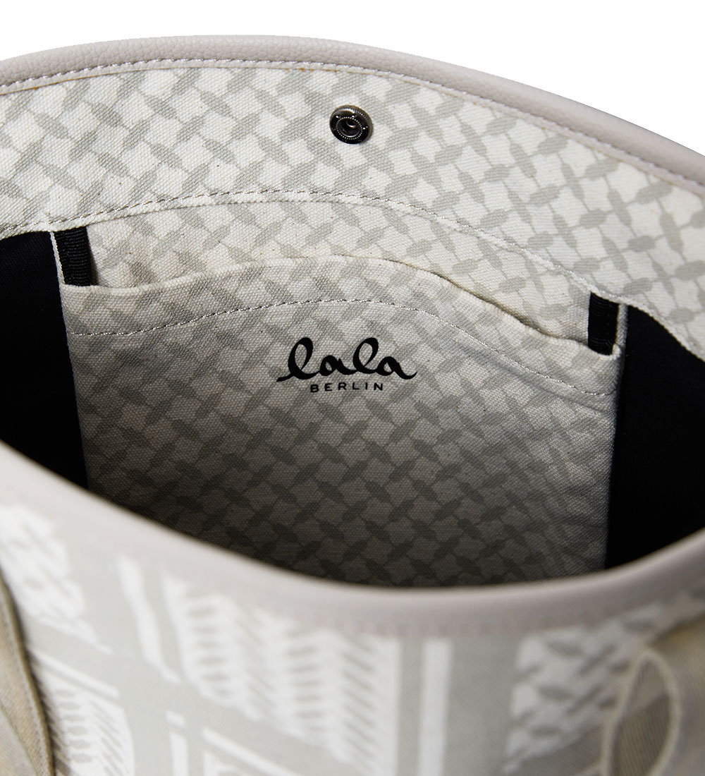 Lala Berlin Innkaupapoki - Carmela 2.0 - Heritage Stripe Drappli