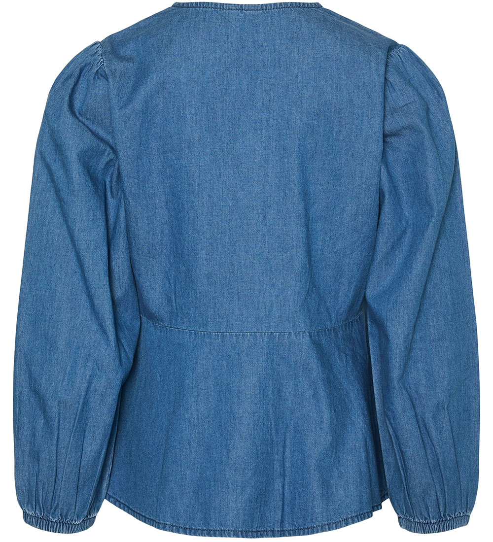 Vero Moda Girl Blouse - VmDemi - Medium+ Blue Denim