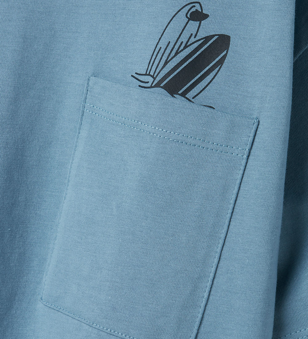 Name It T-shirt - NkmVilian - Spring Lake/Surfboard