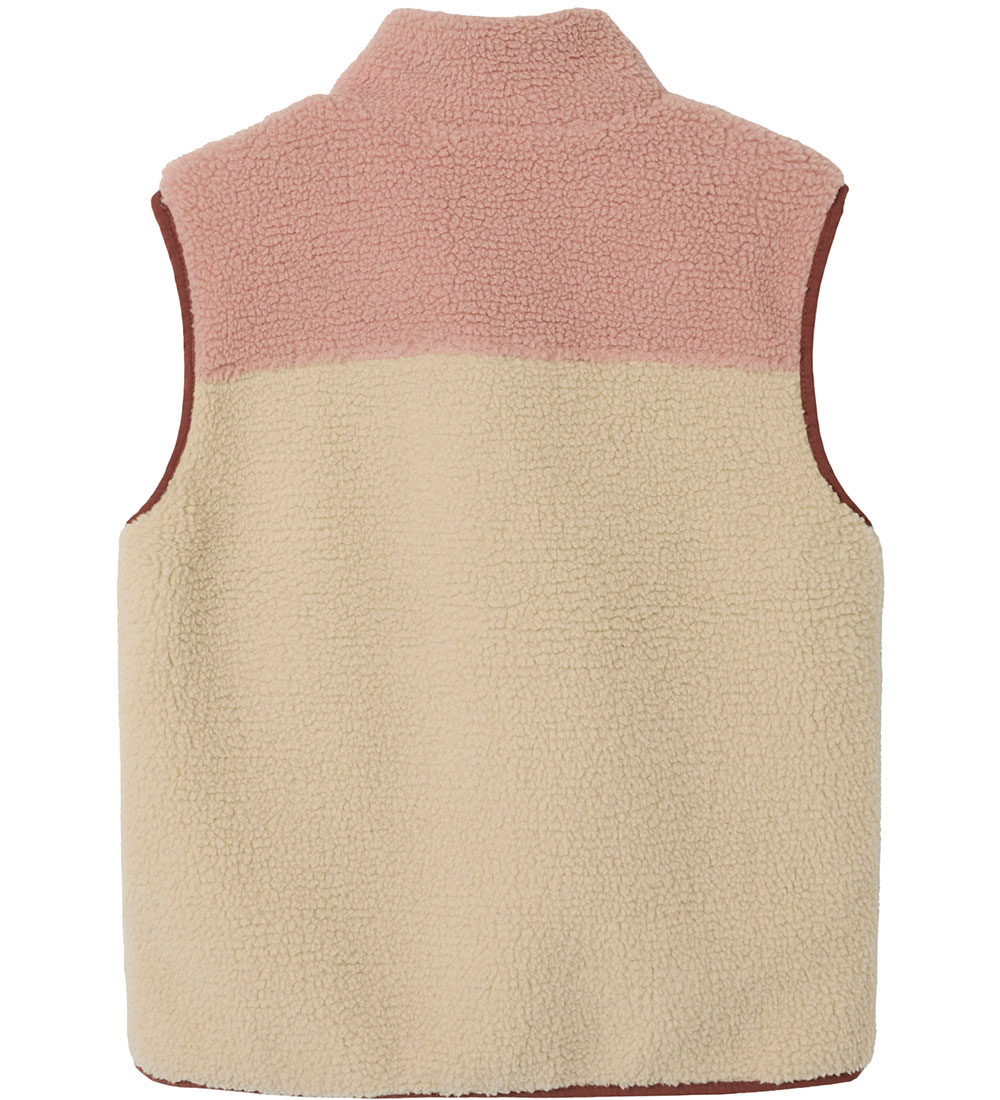 Name It Fleece Vest - Teddy - NkfMonica - Fog