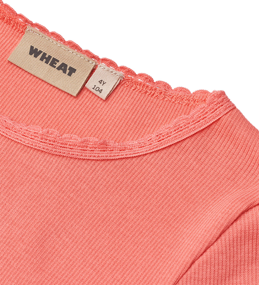Wheat Blouse - Rib - Reese - Light Coral