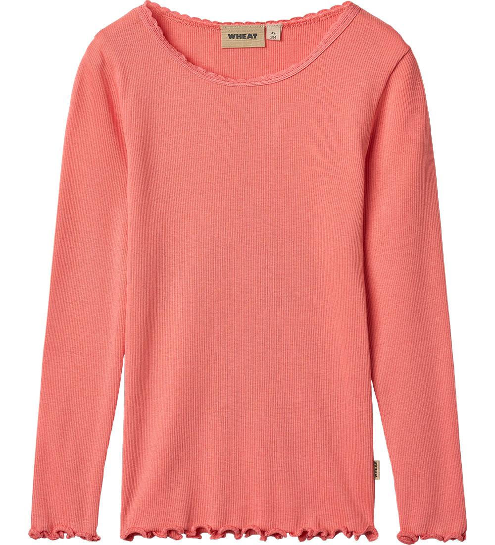 Wheat Blouse - Rib - Reese - Light Coral