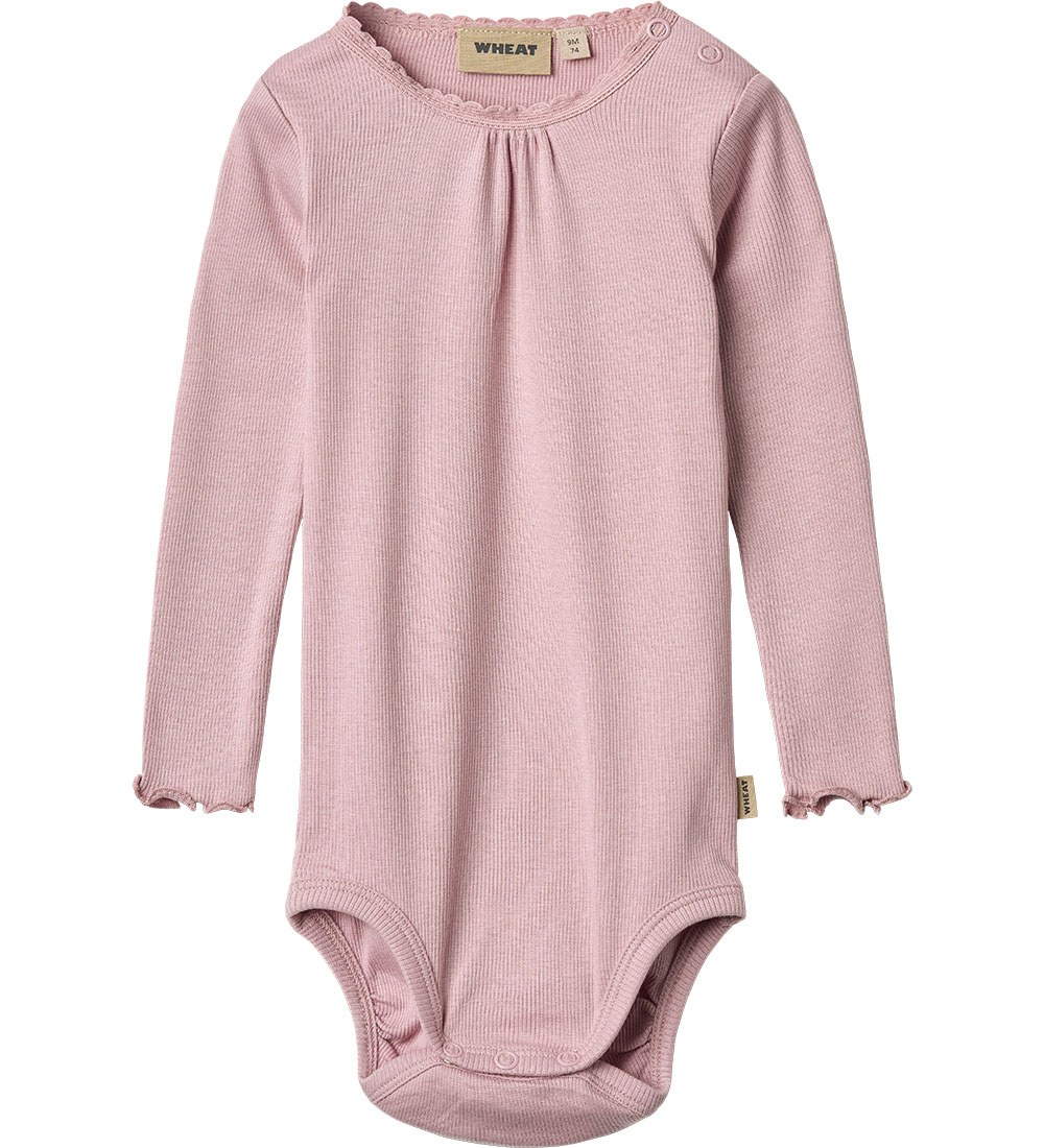 Wheat Bodysuit L/æ - Rib - Lotta - Lavender Mist