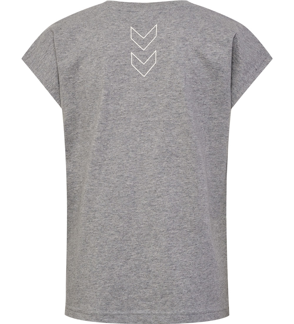 Hummel T-shirts - 2-Pack - hmlBoxline - Grey Melange/Woodrose