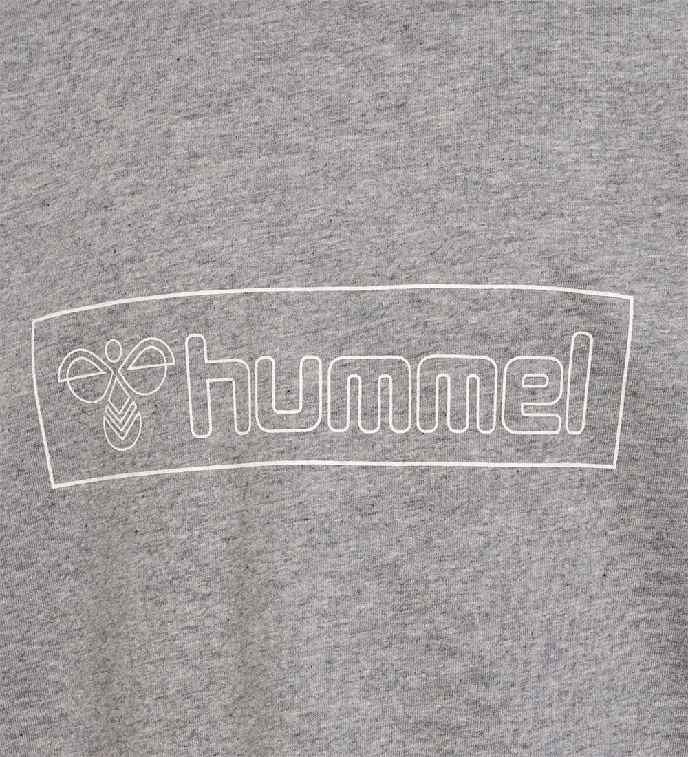 Hummel T-shirts - 2-Pack - hmlBoxline - Grey Melange/Woodrose